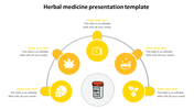 Herbal Medicine Presentation Template With Five Node