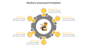 Simple Medicine PowePoint Templates Free Slide Design