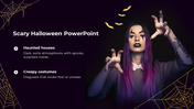 Scary Halloween PowerPoint And Google Slides Template