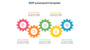 Simple SOP PowerPoint Template Design-Gearwheel Model