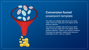 Simple Conversion Funnel PowerPoint Template Designs