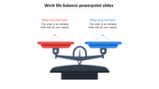 Simple Work Life Balance PowerPoint Slides Presentation