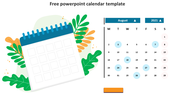 Get Free PowerPoint Calendar Template Presentation