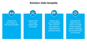 Effective Solution Slide Template Designs-Four Node