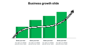 Awesome Business Growth Slide Template Designs-4 Node