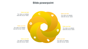 Business Slide PowerPoint Template - Flower Design