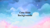 A pack of cute colorful slides background featuring dreamy clouds and soft colors, along with inspirational quotes.