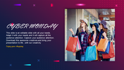 Astounding Cyber Monday PowerPoint Template Presentation