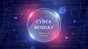 Try this Beautiful Cyber Monday Template Slide presentation