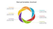 best ppt templates download With Six Nodes