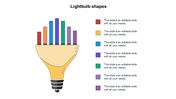 Lightbulb Shapes PowerPoint Slide Template Presentation