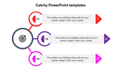 Eye-Catchy PowerPoint Templates For Presentation 3-Node