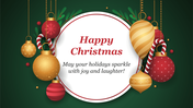 Christmas PPT Template Free and Google Slides Presentation