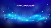 Best Peaceful Background Slide Template Presentation