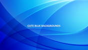 Stunning Cute Blue Backgrounds PowerPoint Template