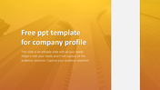 Get Free PPT Template For Company Profile-One Node