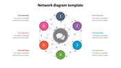 Creative Network Diagram Template Presentation Design