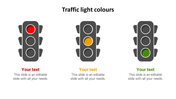 Stunning Traffic Light Colors Slide Template Presentation