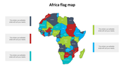 Get Africa Flag Map PowerPoint Template Presentation