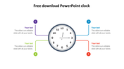 Amazing Free Download PowerPoint Clock Slide Design