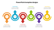 Creative PowerPoint Template Designs With Six Node