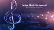 Design Music Background PowerPoint and Google Slides Themes