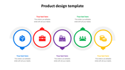 Amazing Product Design Template Presentation With Five Node