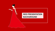 Effective Red Presentation Background Slide Design