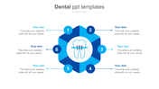 Hypnotic Hexagonal Model Dental PowerPoint Templates