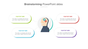 Stunning Brainstorming PowerPoint Slides Template Design