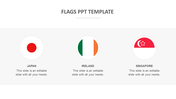 Simple Flags PPT Template Presentation Slide Designs