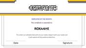 Certificate Template PPT Free and Google Slides Presentation