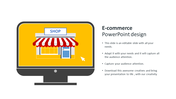 First Class E-Commerce PowerPoint Design For Presentation