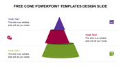 Best Cone PowerPoint Templates Design Slide