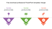 Free Download Professional PowerPoint Templates Triangle