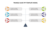 Triangle Slide PPT Template Model For Presentation