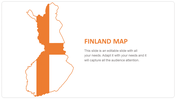 Fabulous Finland Map for PowerPoint Presentation Slides