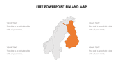 Get Free PowerPoint Finland Map Templates Design Slide