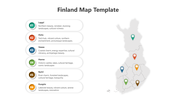 Unique Finland Map PowerPoint And Google Slides Template