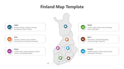 Best Finland Map PowerPoint And Google Slides Template