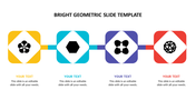 Pretty Bright Geometric Slide Template Linear Design