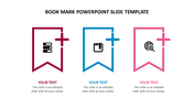 Use Book mark PowerPoint slide template design