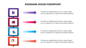 Bookmark design powerpoint for customers