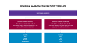 Innovative Senyawa Karbon PowerPoint Template Design