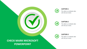 Creative Check Mark Microsoft PowerPoint Design