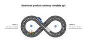 Download product roadmap template ppt design