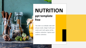 Nutrition PPT template Free Design PowerPoint Slide