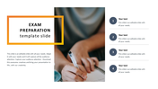 Grab elegant Exam Preparation Template Slide PowerPoint