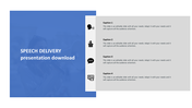 Speech delivery  PowerPoint Presentation download template