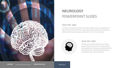 White brain illustration on a blue accented hand backdrop, and text on a light background.